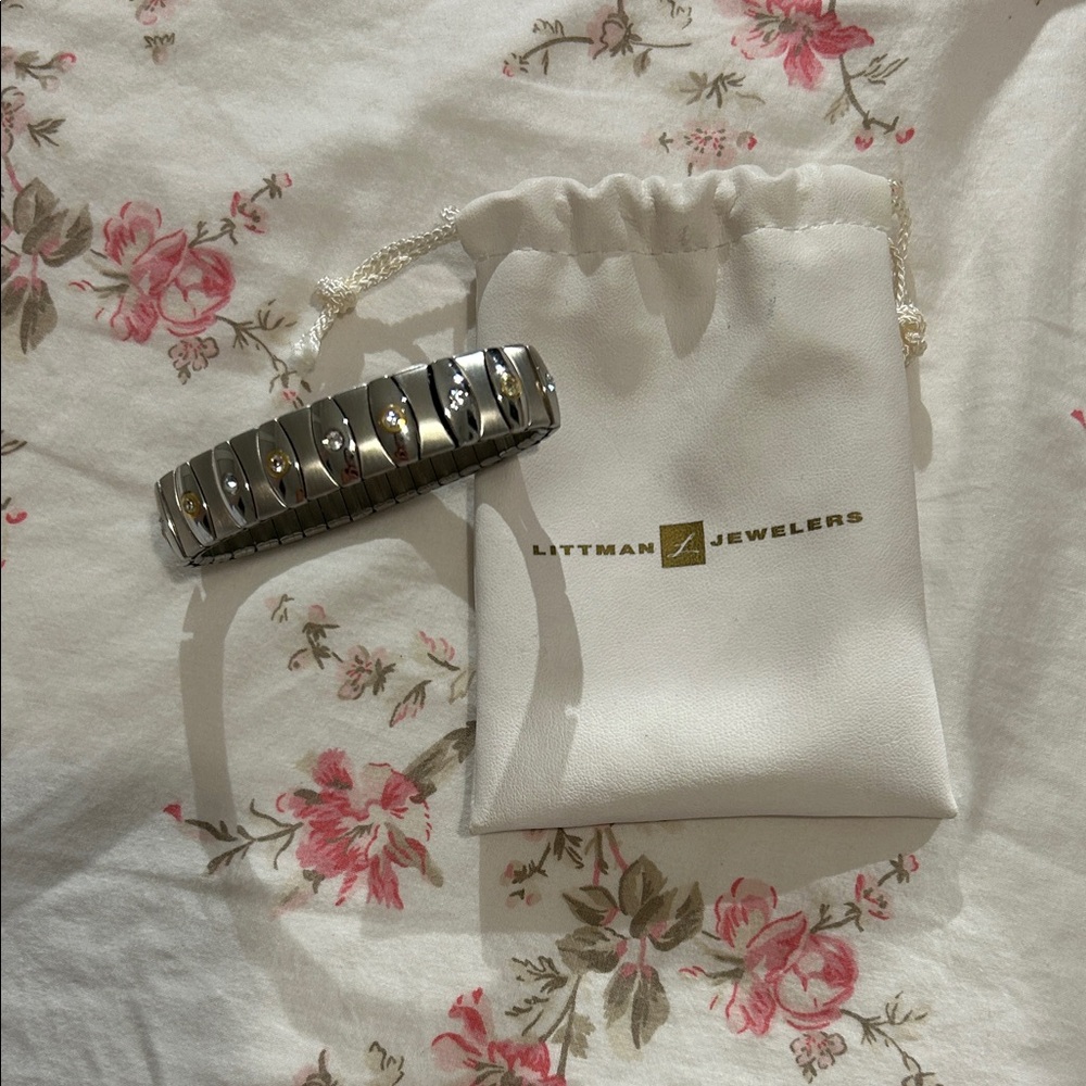 Littman Jewelers Silver and Gold Bracelet